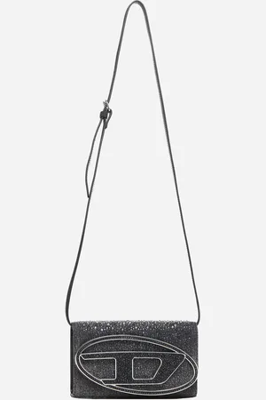 Diesel 1DR rhinestone-embellished denim bag