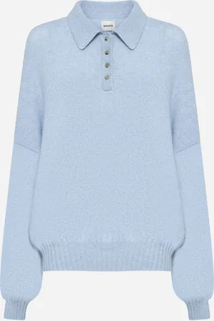 Khaite Rene cashmere polo sweater