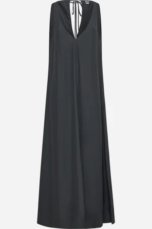 Totême T-strap crepe viscose dress
