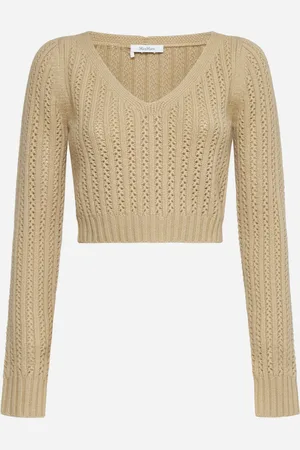 Max Mara Ifrem crochet wool and cashmere sweater