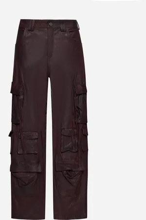 SALVATORE SANTORO Niv leather cargo pants