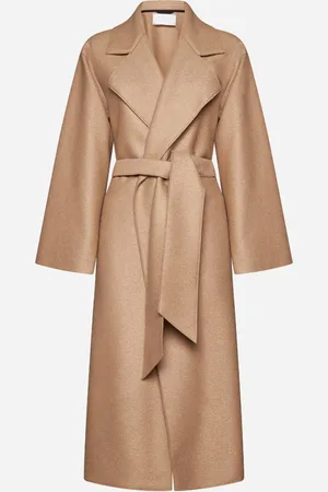 Harris Wharf London Belted wool coat