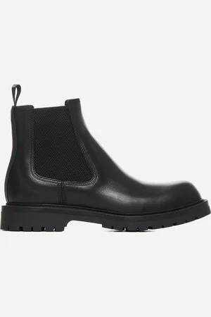 Gucci Web-detail leather Chelsea boots
