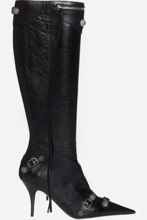 Balenciaga Cagole leather boots