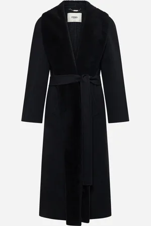 Fendi Belted wool coat