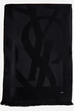 Saint Laurent YSL wool stole