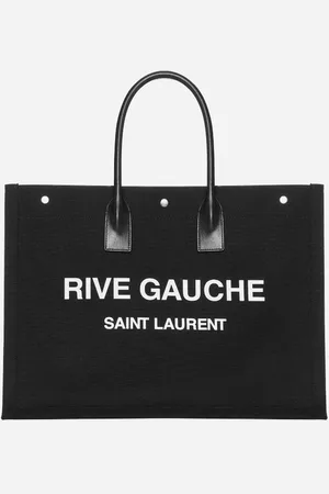 Saint Laurent Rive Gauche canvas tote bag