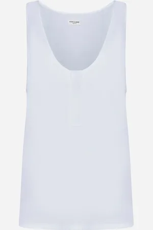 Saint Laurent Cotton tank top