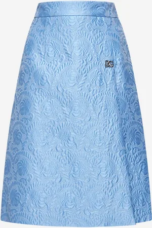 Dolce & Gabbana Quilted jacquard midi skirt