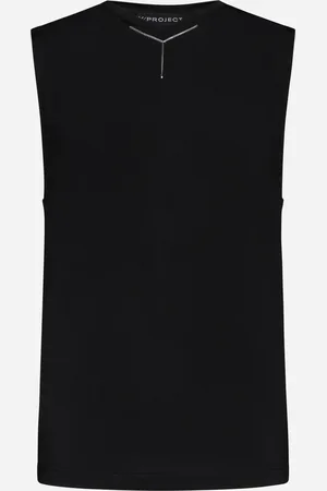 Y / PROJECT Stretch jersey Y CHROME tank top