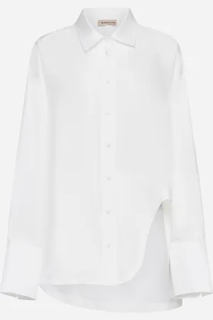 BLANCA Silk satin Calanthe shirt
