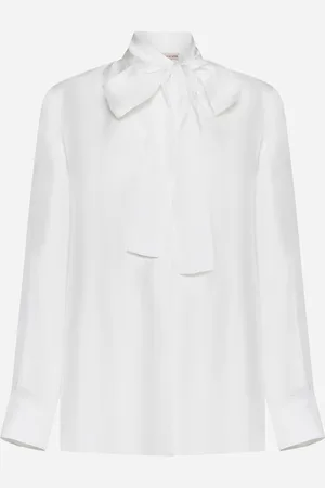 BLANCA Silk satin Campanula shirt