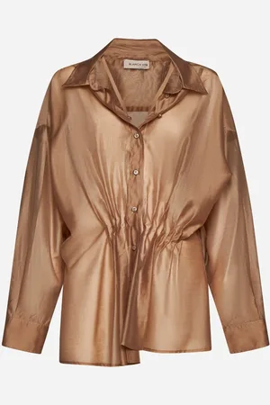 BLANCA Beige voile Caesalpina shirt