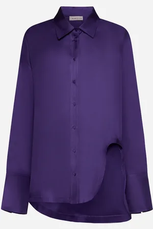 BLANCA Silk satin Calanthe shirt