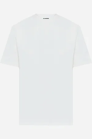 Jil Sander White logo print T-shirt