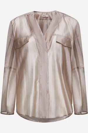 BLANCA Nude voilè Chame blouse