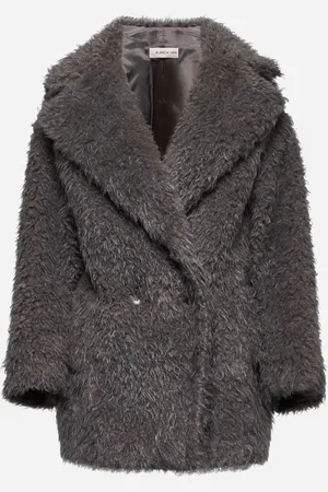 BLANCA Dove grey Chary short teddy coat