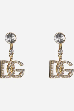 Dolce & Gabbana DG logo rhinestone earrings