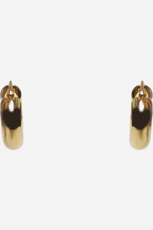 Jil Sander Gold Classic hoop earrings