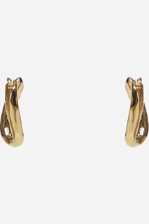 Jil Sander Gold medium hoop earrings