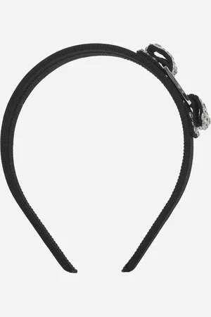 Salvatore Ferragamo Black Vara bow headband
