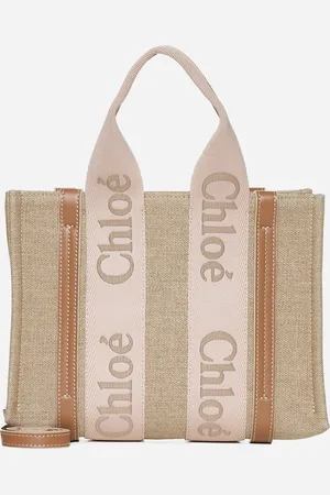 Chloé Beige Woody small tote bag