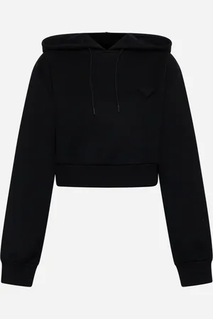 Prada Cotton cropped hoodie
