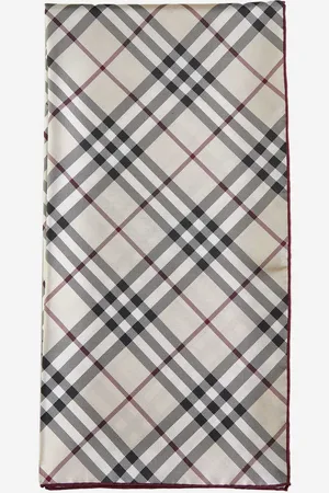 Burberry Check silk twill scarf