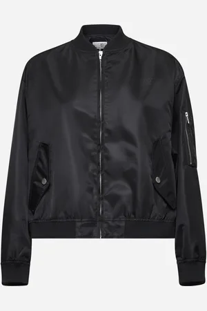 Maison Margiela Black nylon bomber jacket