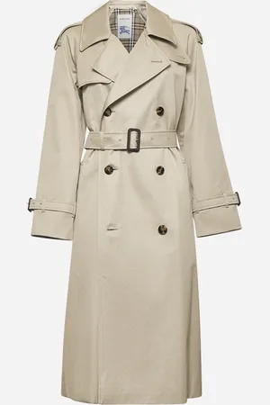 Burberry Grey Castleford long trench coat