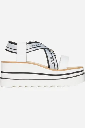 Stella McCartney Sneakelyse canvas and alter nappa sandals
