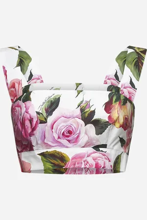Dolce & Gabbana Rose print cotton top