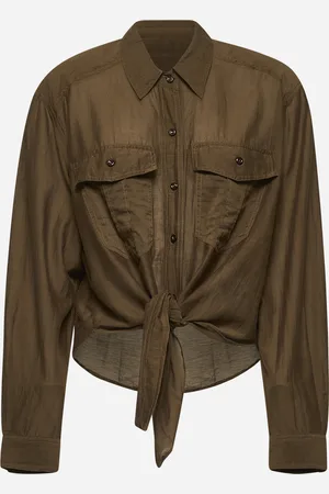 Marant Etoile Green voile Nath shirt