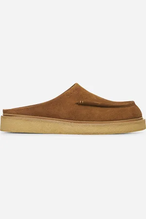 Marni Gold brown suede sabot