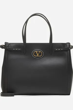 VALENTINO GARAVANI Black Antibes medium shopping bag