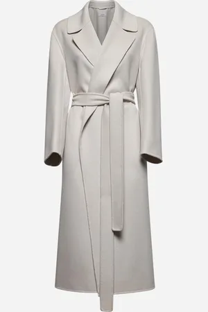 Max Mara Beige wool LIVIA wrap coat