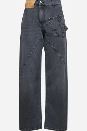 J.W.Anderson Black twisted leg workwear jeans