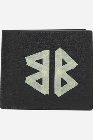 Balenciaga Black Cash Square Folded Wallet