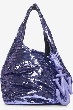 J.W.Anderson Lavender mini Sequin Shopper bag