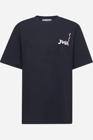 J.W.Anderson Blue logo and print T-shirt