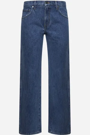 Khaite Blue denim Kerrie wide leg jeans