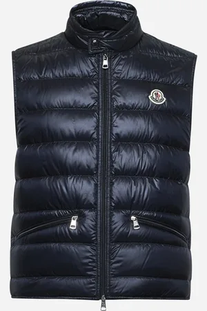 Moncler Blue Gui packable down gilet
