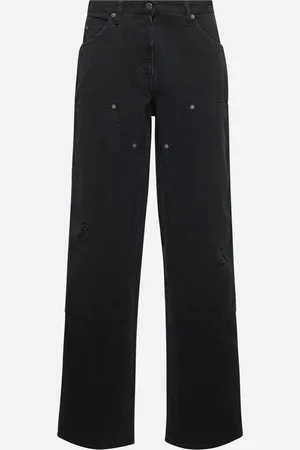 Golden Goose Black denim jeans with patches