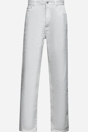 Balenciaga White denim loose fit jeans