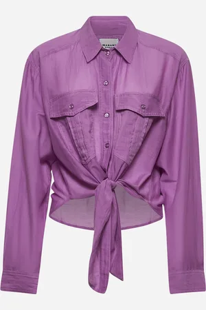 Marant Etoile Fuchsia voile Nath shirt