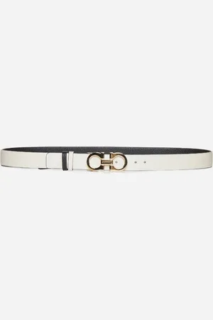Salvatore Ferragamo Gancini reversible leather belt