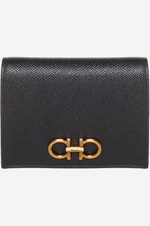 Salvatore Ferragamo Gancini leather bifold wallet