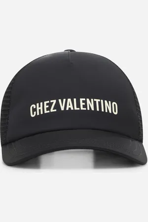 VALENTINO GARAVANI Black Chez Valentino baseball cap