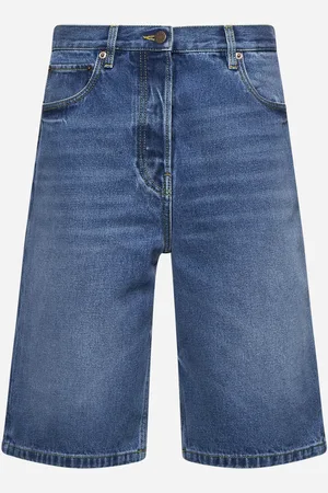 Prada Blue denim bermuda shorts