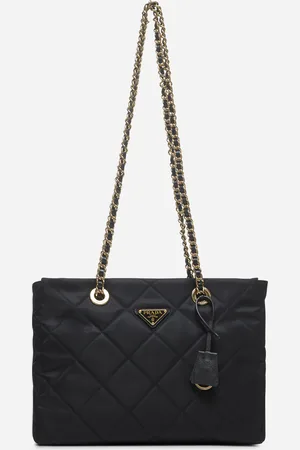 Prada Black Re-Edition 1995 Chaîne medium tot bag